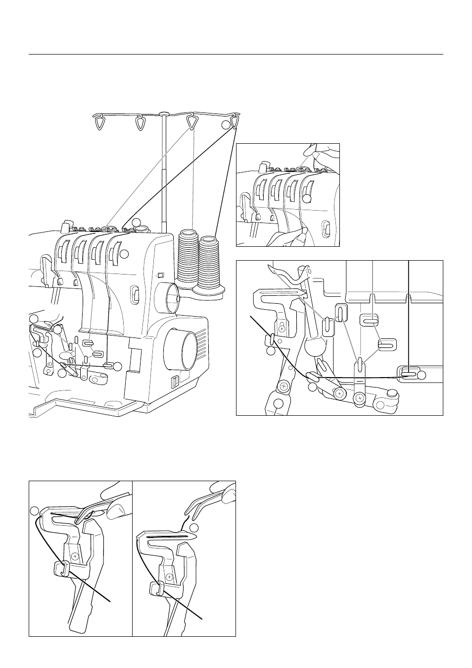 Threading the lower looper | Baby Lock Lauren (BL450A) Instruction and Reference Guide User Manual | Page 10 / 28