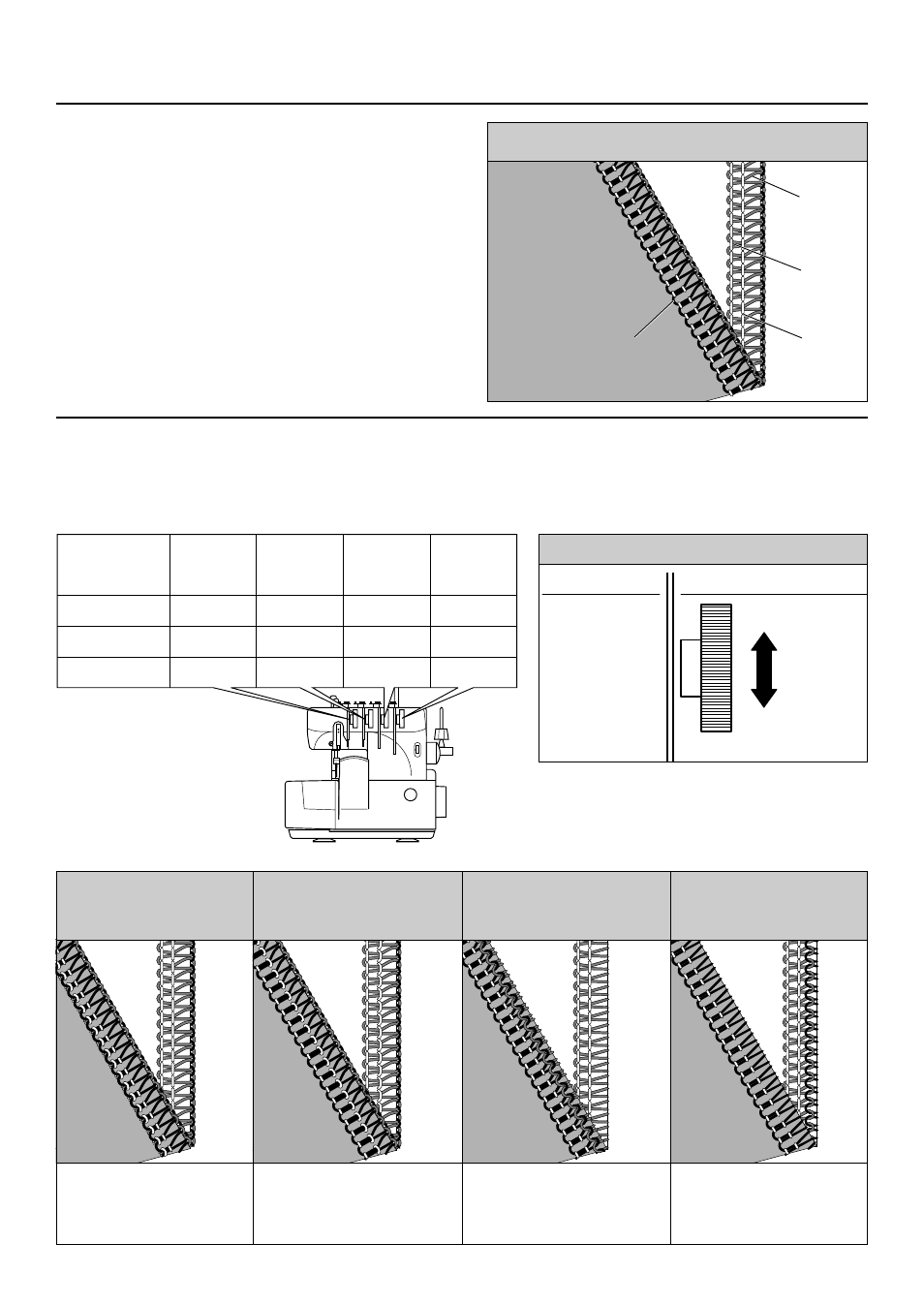 Overlock sewing (2-needle, 4-thread), Four thread tension | Baby Lock Lauren (BL450A) Instruction and Reference Guide User Manual | Page 13 / 28