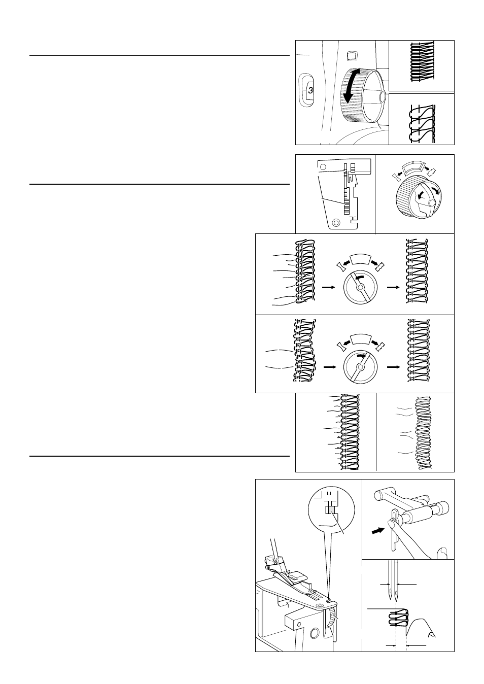 Setting stitch length, Adjusting the differential feed, Setting the seam width | Baby Lock Lauren (BL450A) Instruction and Reference Guide User Manual | Page 14 / 28