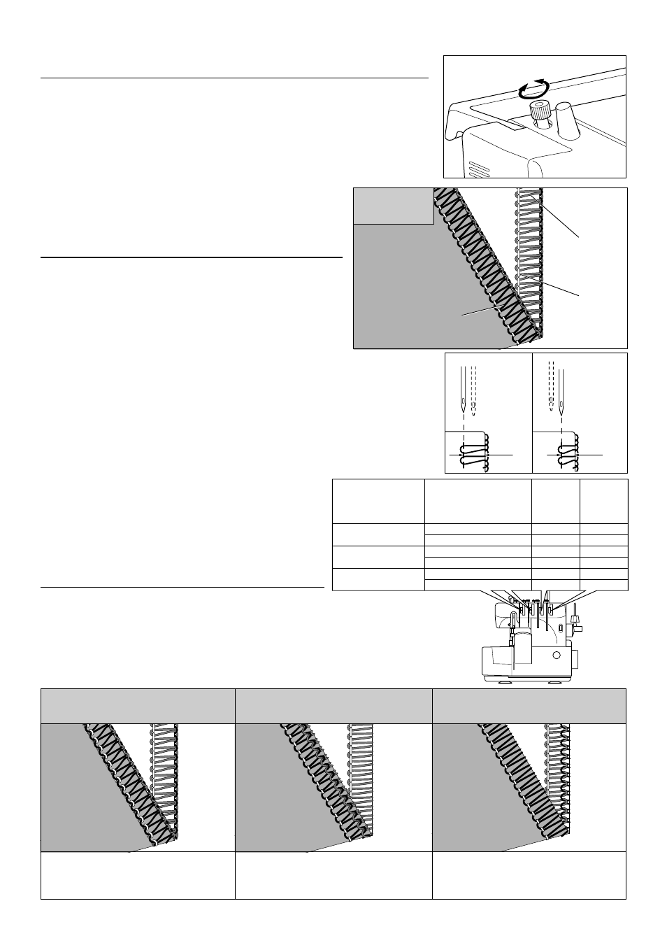 Three thread tension | Baby Lock Lauren (BL450A) Instruction and Reference Guide User Manual | Page 15 / 28