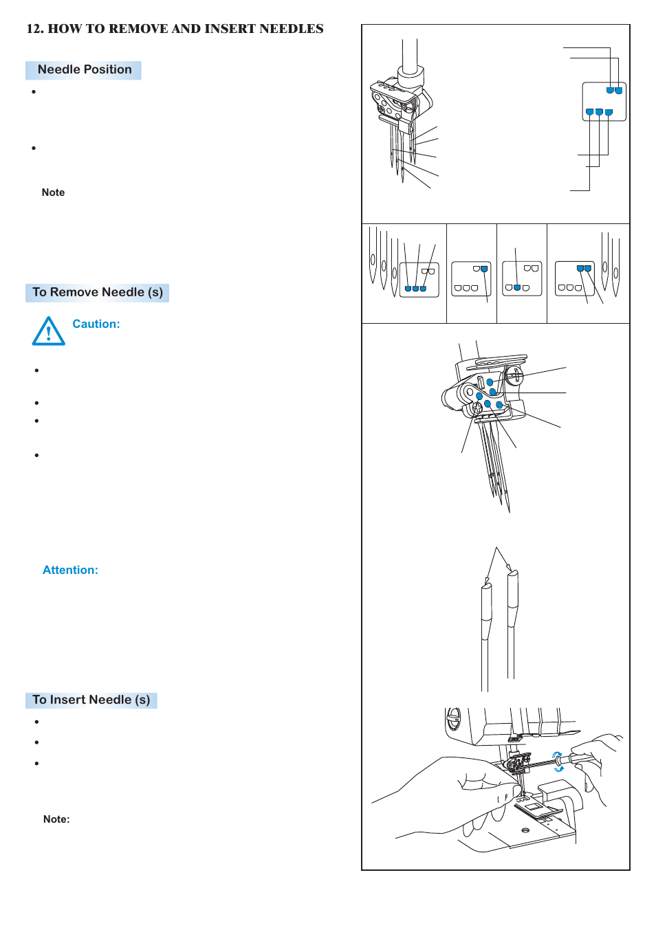 How to remove and insert needles | Baby Lock Diana (BL480A) Instruction and Reference Guide User Manual | Page 14 / 71