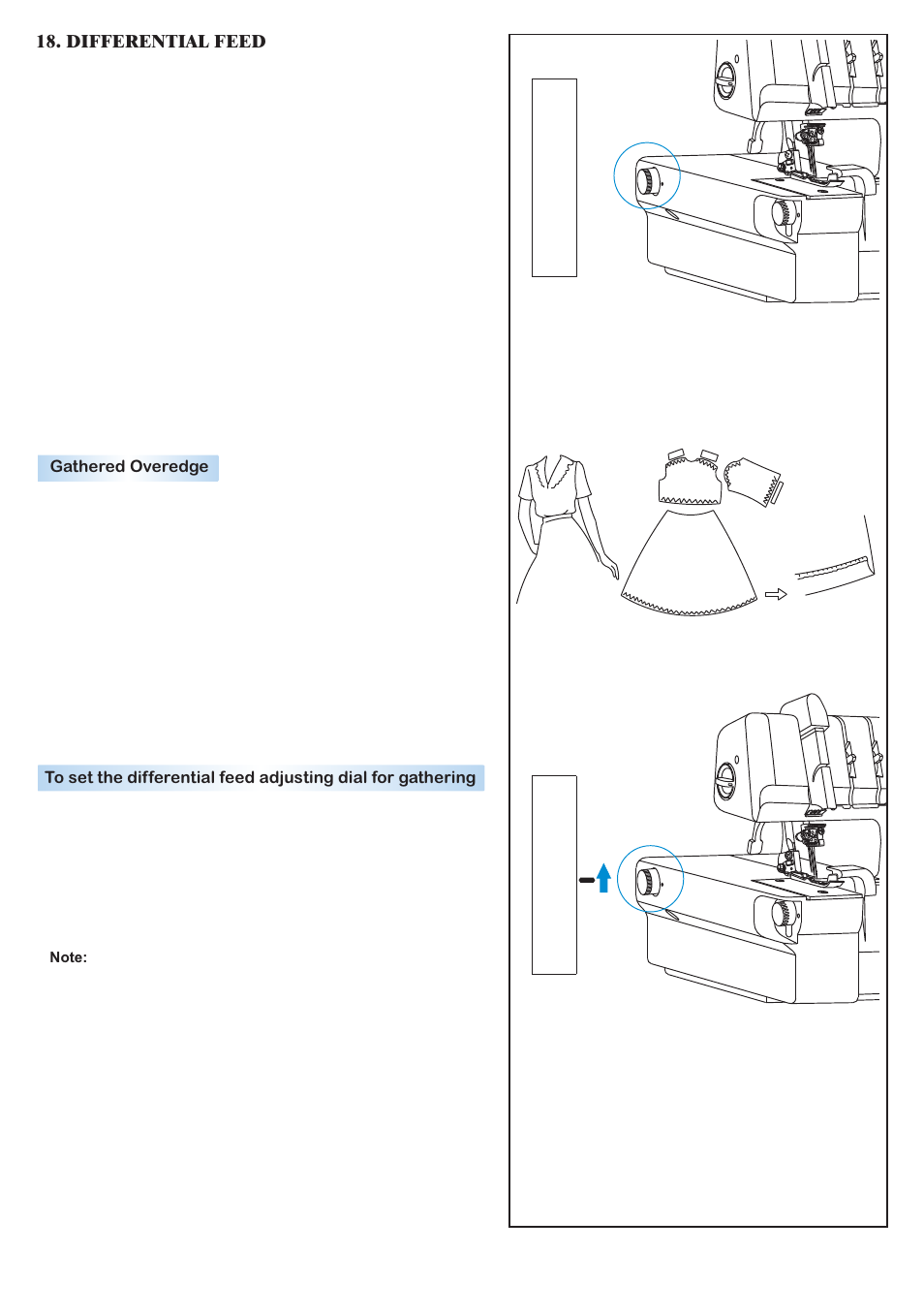 Differential feed | Baby Lock Diana (BL480A) Instruction and Reference Guide User Manual | Page 32 / 71