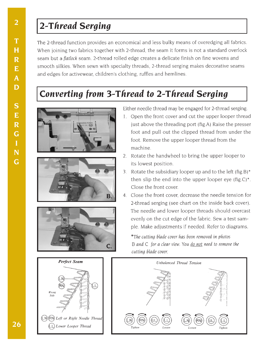 Baby Lock Eclipse DX (BLE1DX-2) Instruction and Reference Guide User Manual | Page 28 / 48