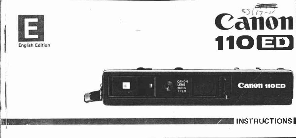 Canon 110ED User Manual | 46 pages
