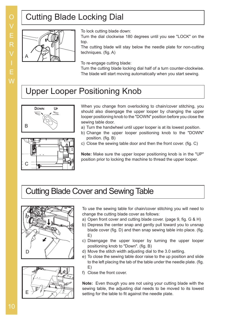 Baby Lock Ovation (BLES8) Instruction and Reference Guide User Manual | Page 12 / 92