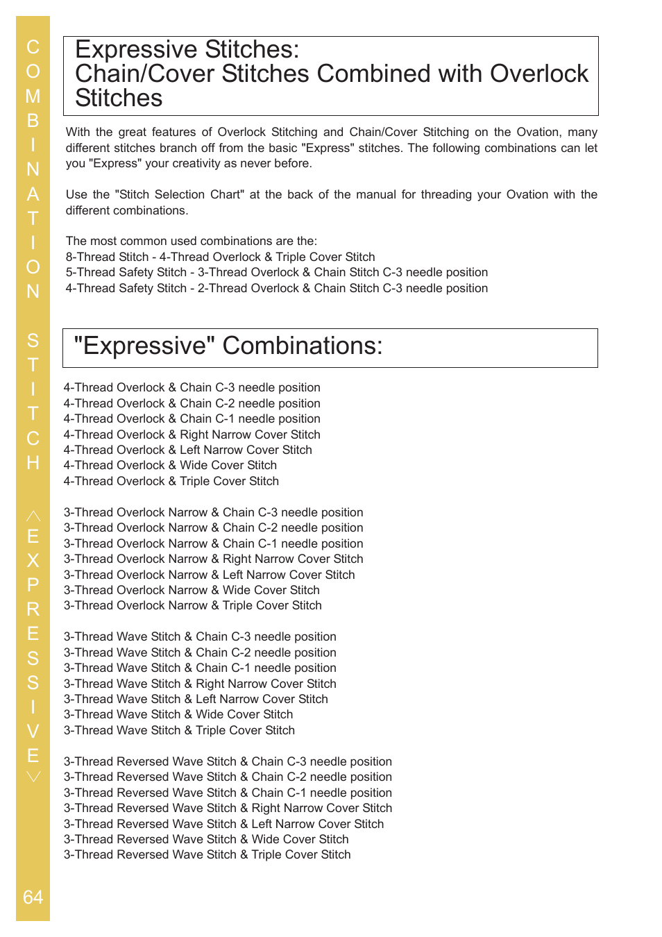 Baby Lock Ovation (BLES8) Instruction and Reference Guide User Manual | Page 66 / 92