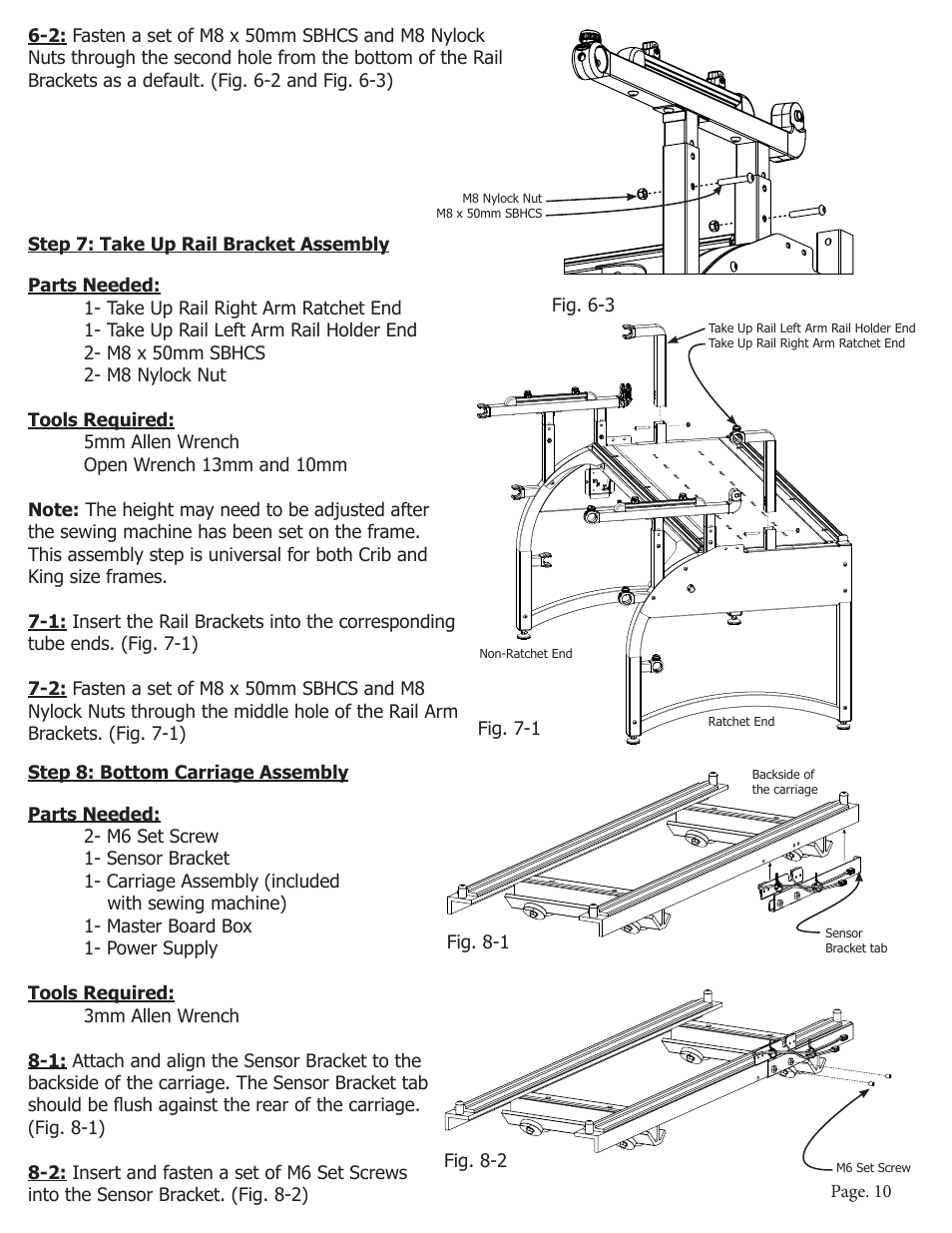 Baby Lock Momentum Quilting Frame (BLQM) Instruction and Reference Guide User Manual | Page 11 / 24