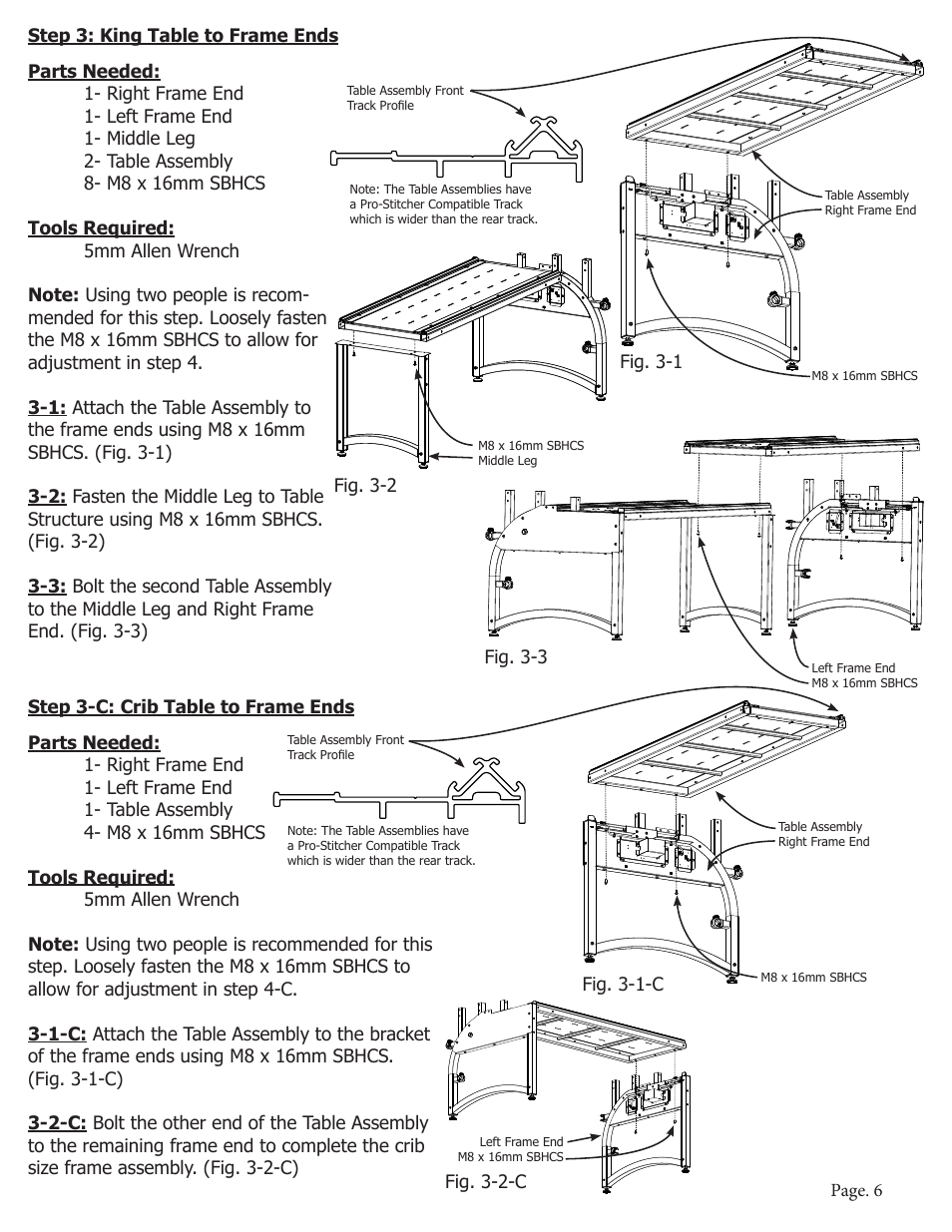 Baby Lock Momentum Quilting Frame (BLQM) Instruction and Reference Guide User Manual | Page 7 / 24