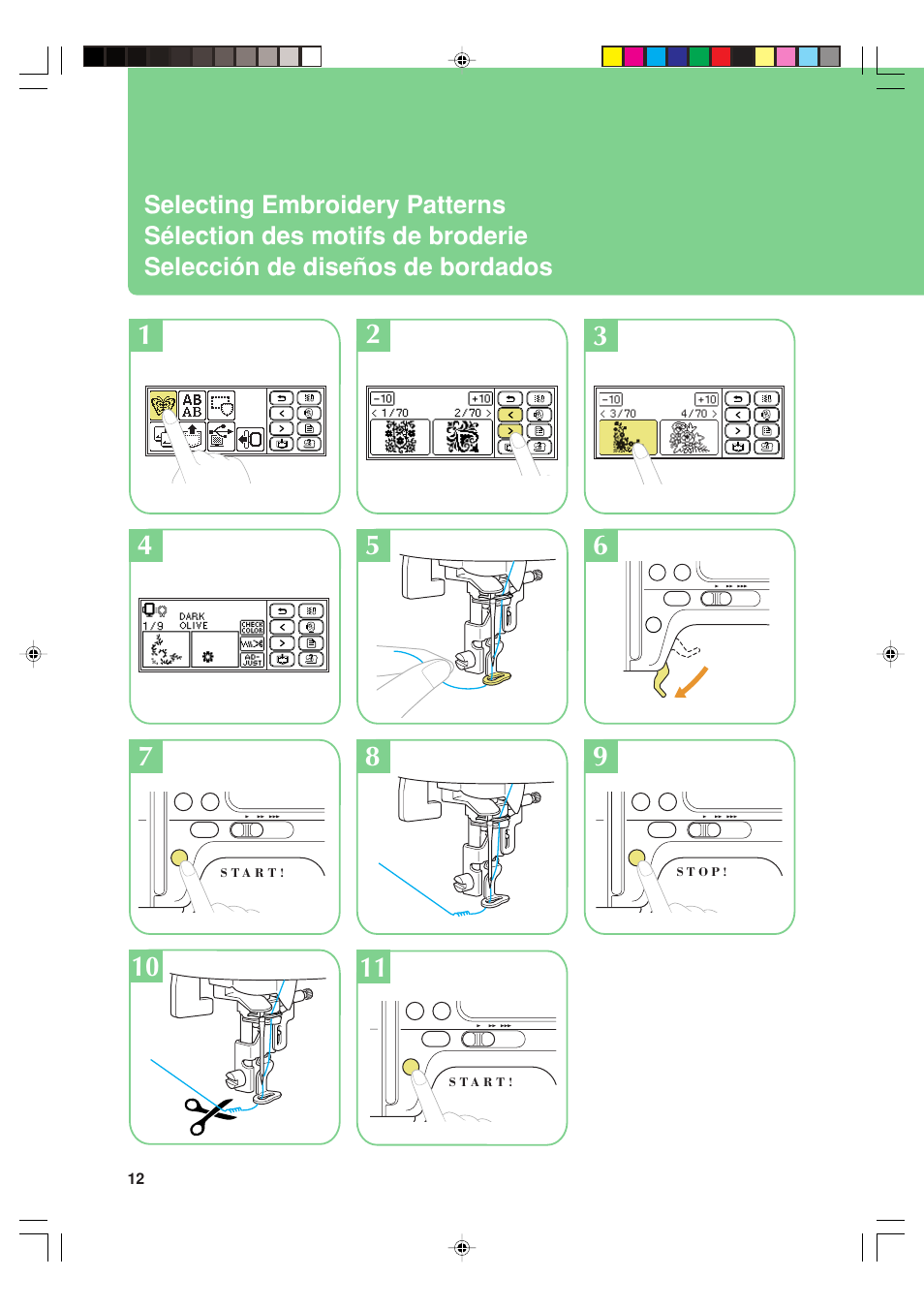 Baby Lock Sofia (Previous Model) (BL137A) Quick Reference Guide User Manual | Page 14 / 32