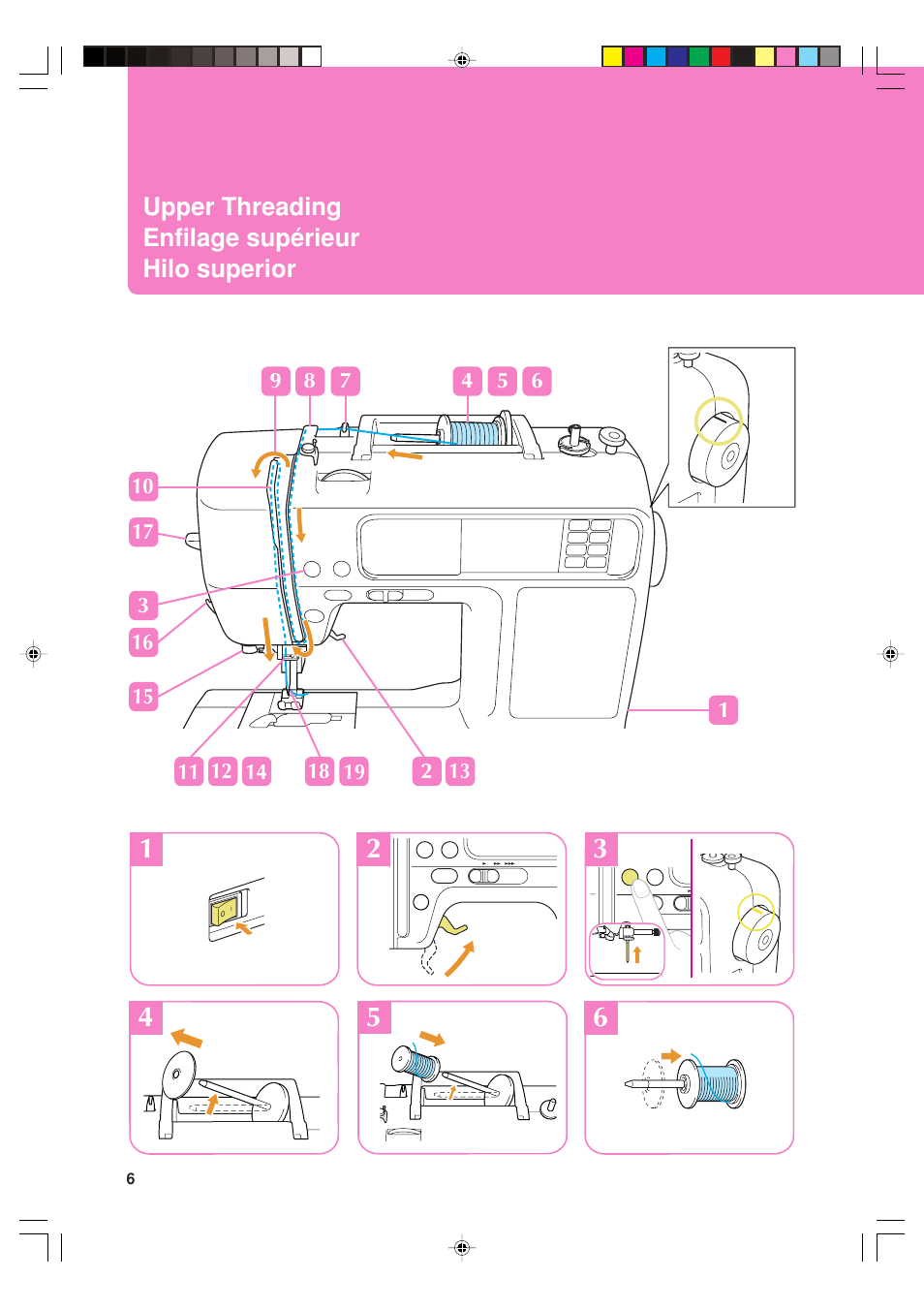 Baby Lock Sofia (Previous Model) (BL137A) Quick Reference Guide User Manual | Page 8 / 32