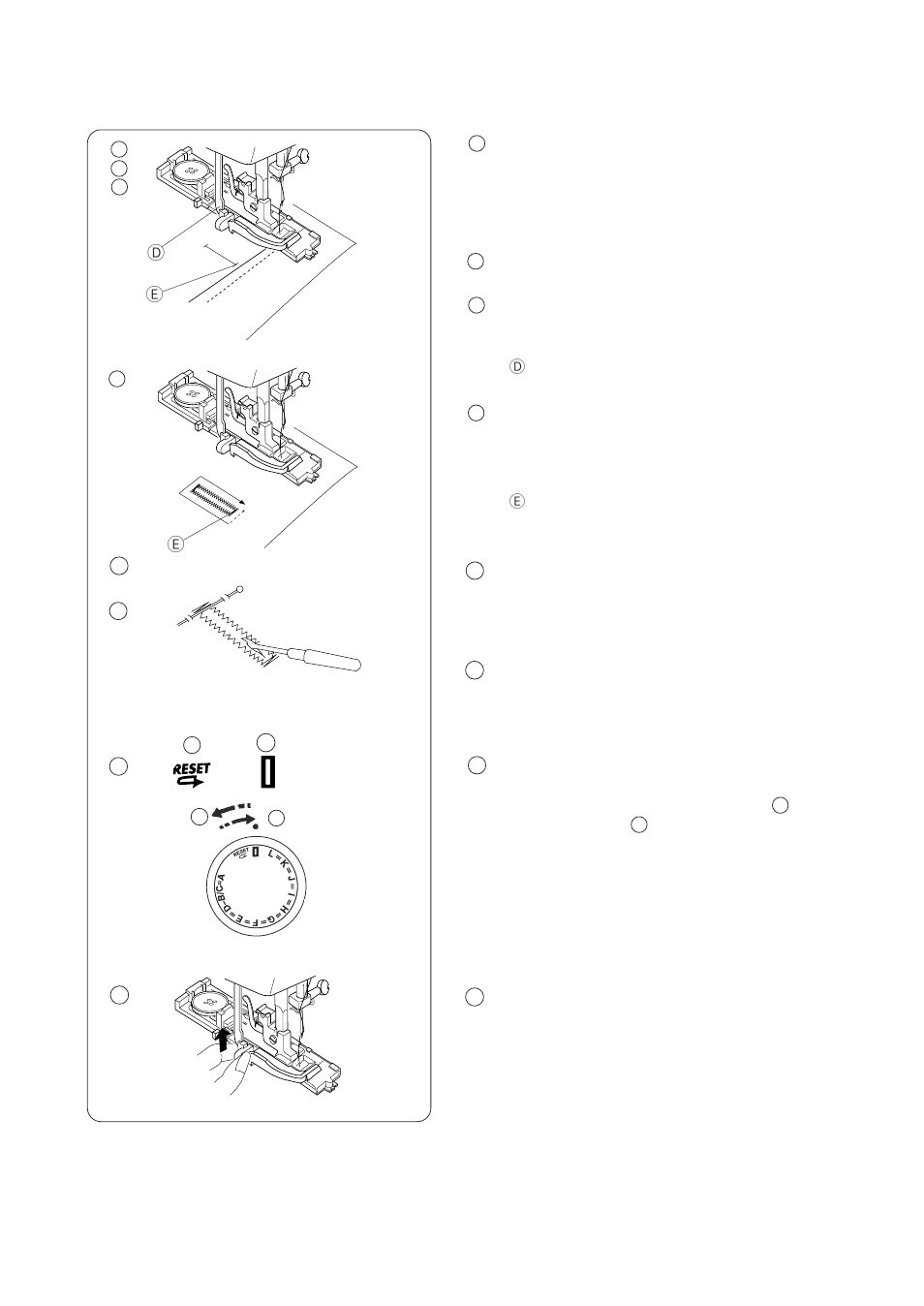 Baby Lock Maria (Previous Model) (BL23A) Instruction and Reference Guide User Manual | Page 53 / 78