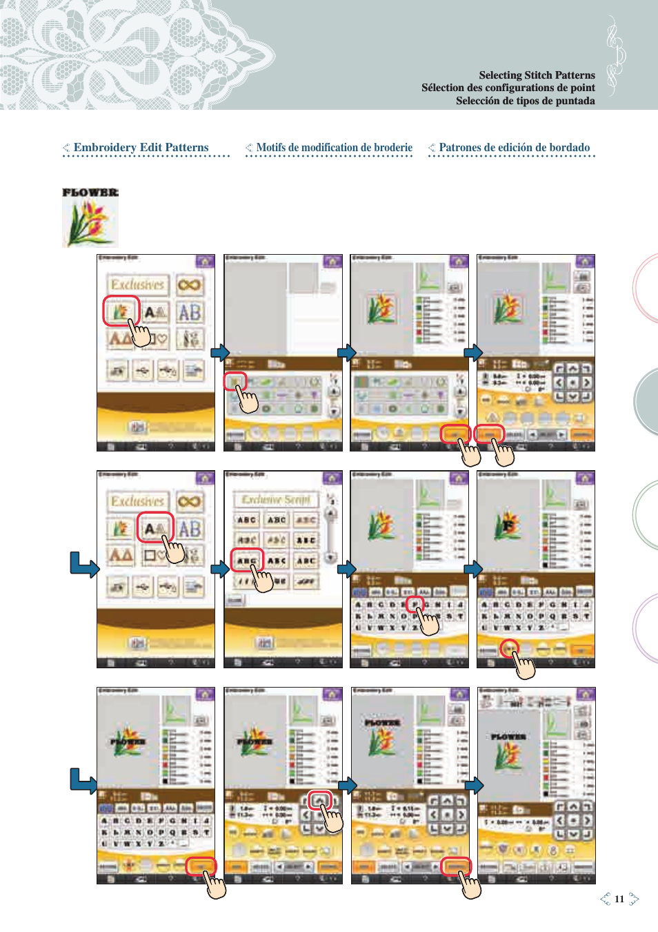 Baby Lock Ellisimo Gold 2 (BLSOG2) Quick Reference Guide User Manual | Page 13 / 96