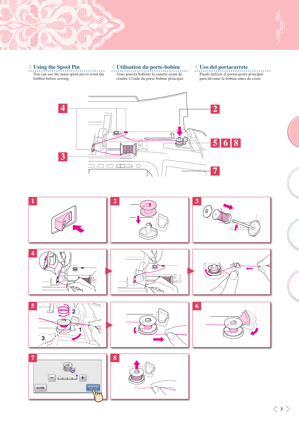 Baby Lock Ellisimo Gold 2 (BLSOG2) Quick Reference Guide User Manual | Page 5 / 96