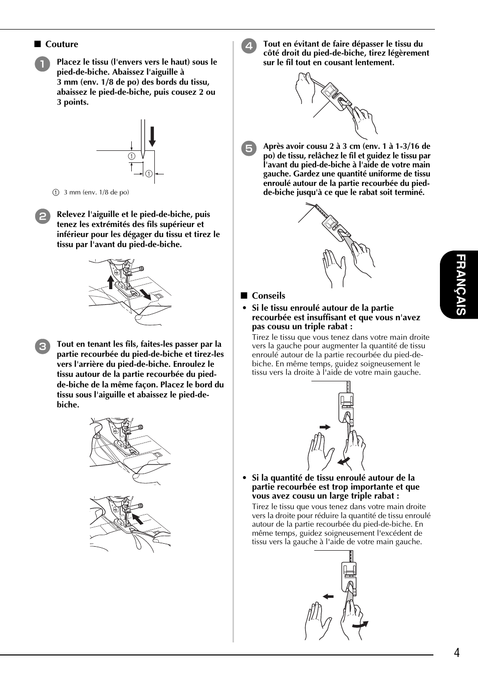 4français | Baby Lock Ellisimo Gold 2 (BLSOG2) Instruction and Reference Guide Addendum User Manual | Page 25 / 32