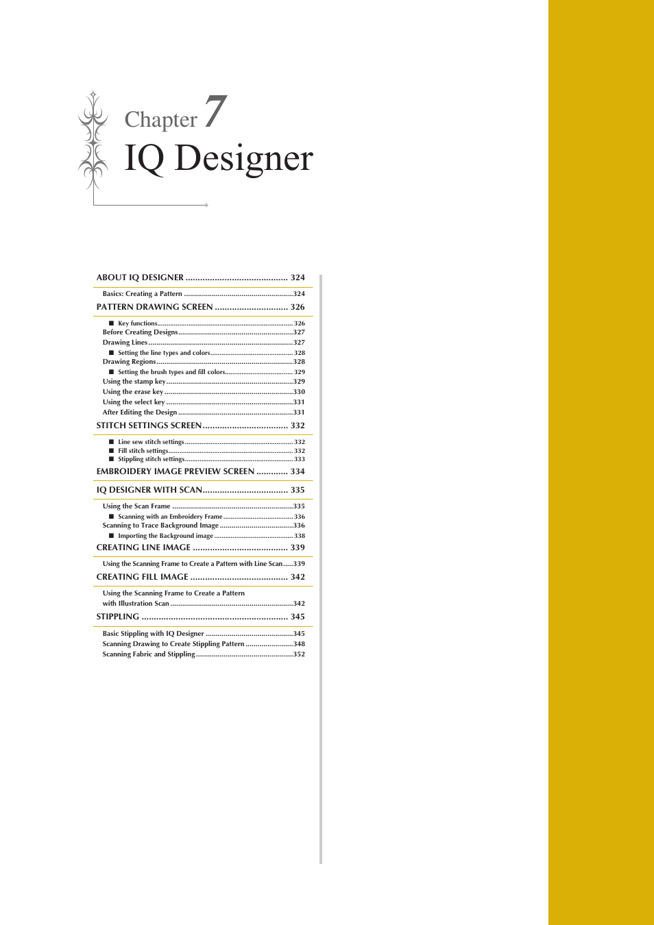 Iq designer, Chapter | Baby Lock Destiny (BLDY) Instruction & Reference Guide-Part2 User Manual | Page 130 / 225