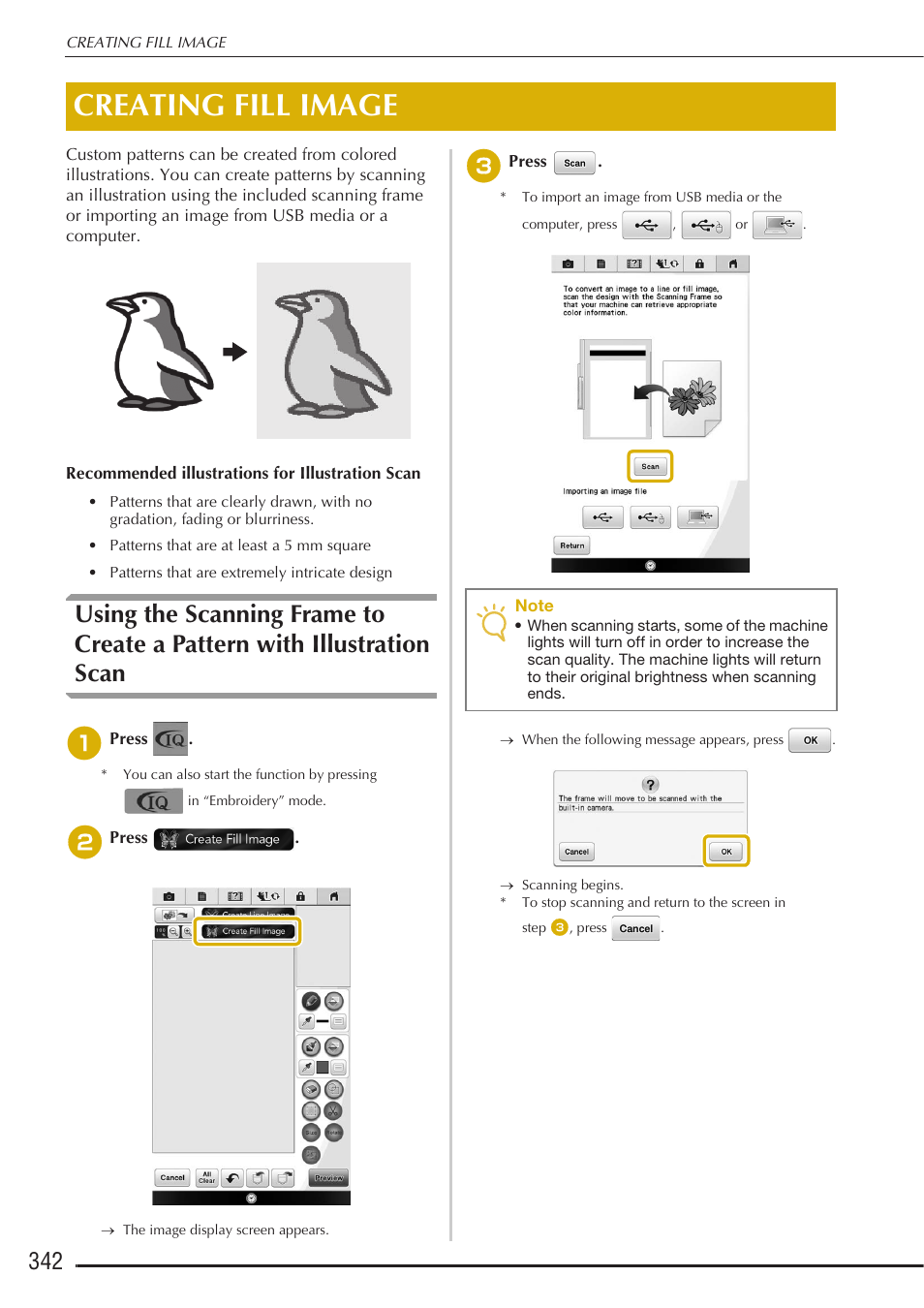 Creating fill image | Baby Lock Destiny (BLDY) Instruction & Reference Guide-Part2 User Manual | Page 149 / 225