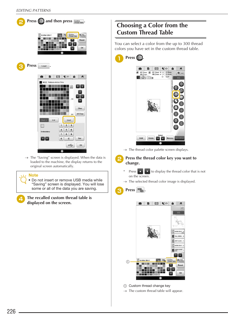 Choosing a color from the custom thread table | Baby Lock Destiny (BLDY) Instruction & Reference Guide-Part2 User Manual | Page 33 / 225