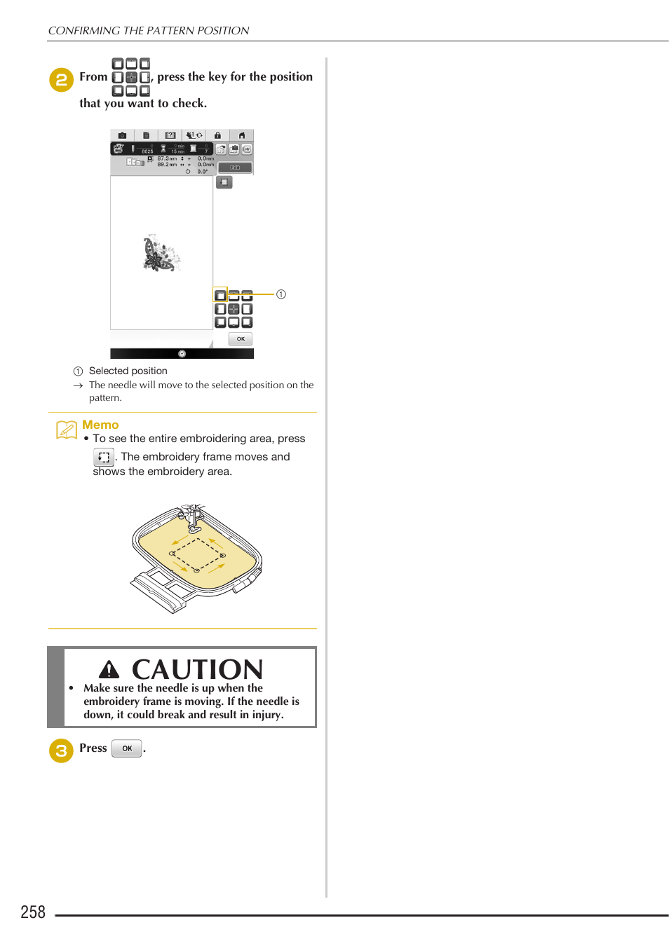 Caution | Baby Lock Destiny (BLDY) Instruction & Reference Guide-Part2 User Manual | Page 65 / 225