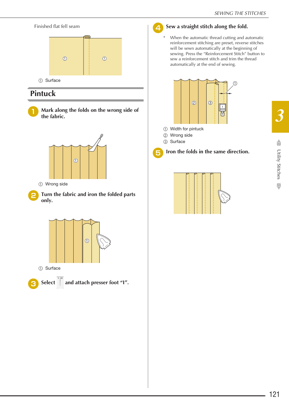 Pintuck | Baby Lock Destiny (BLDY) Instruction & Reference Guide-Part1 User Manual | Page 123 / 196