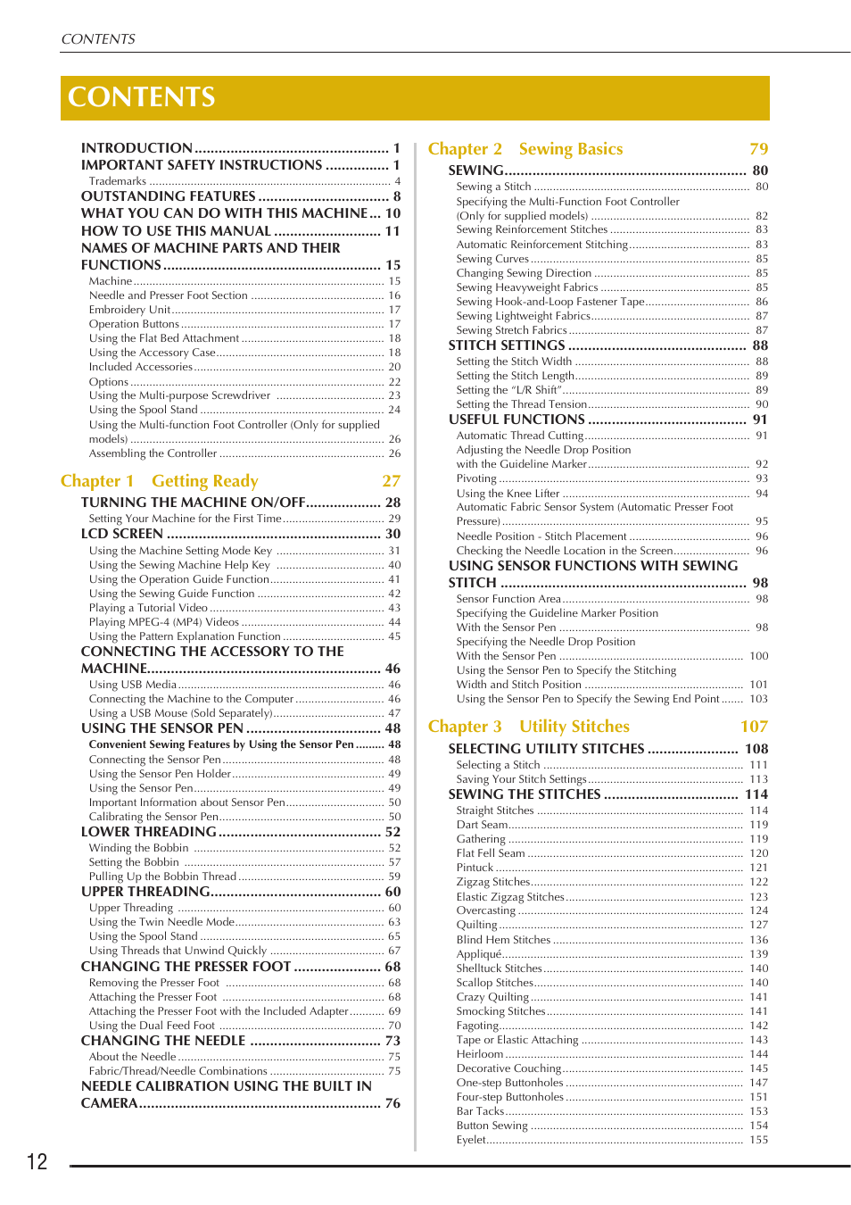 Baby Lock Destiny (BLDY) Instruction & Reference Guide-Part1 User Manual | Page 14 / 196