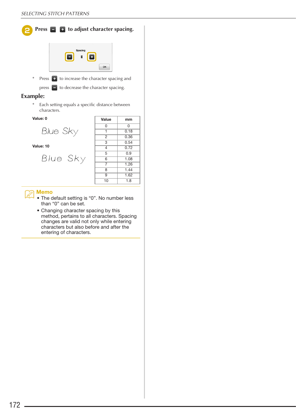 Example | Baby Lock Destiny (BLDY) Instruction & Reference Guide-Part1 User Manual | Page 174 / 196