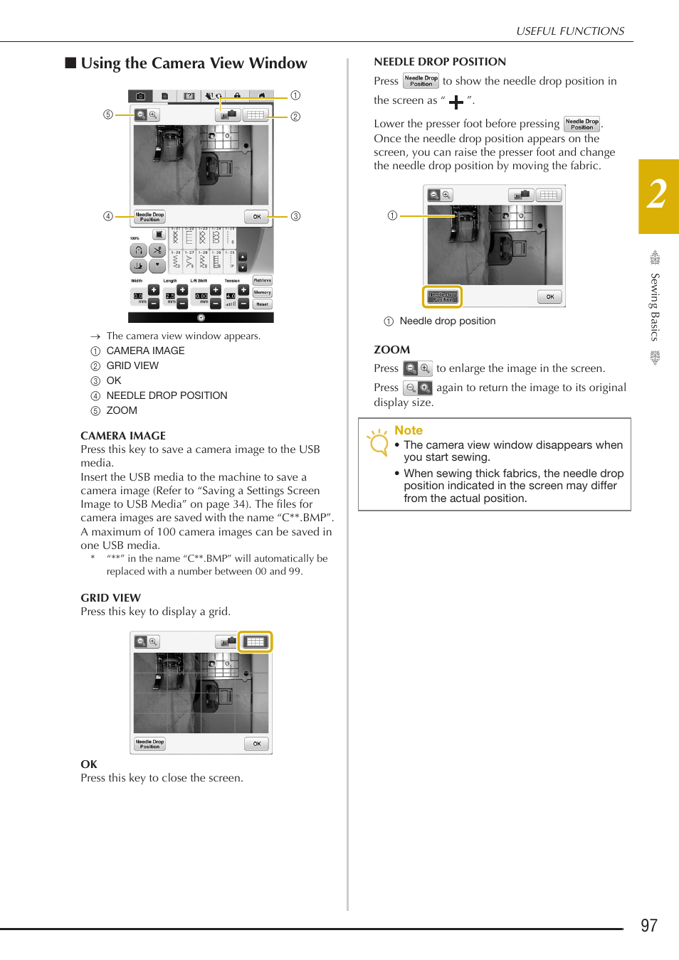 Using the camera view window | Baby Lock Destiny (BLDY) Instruction & Reference Guide-Part1 User Manual | Page 99 / 196