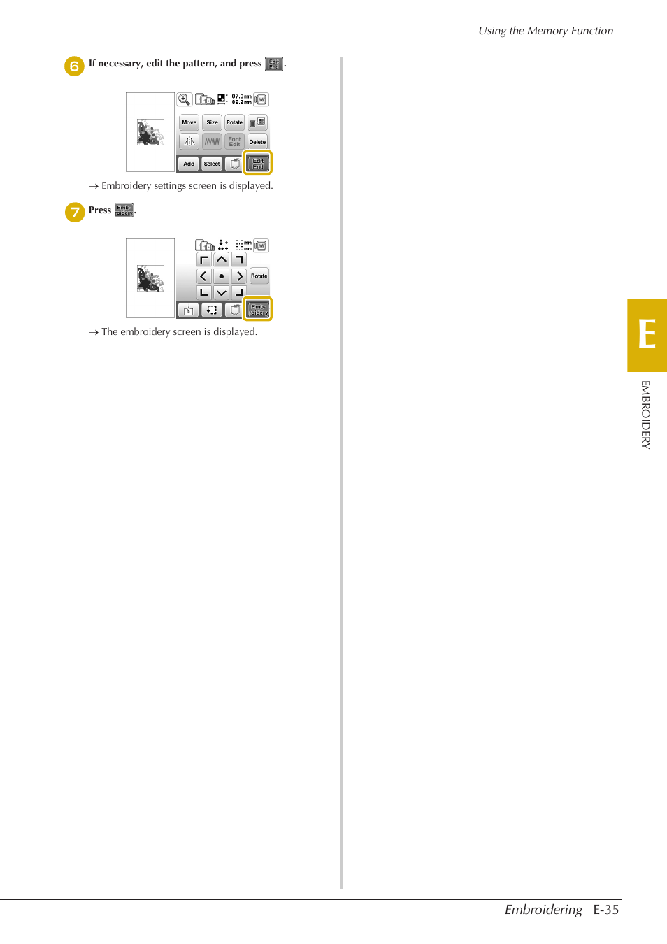 Baby Lock Aventura (BLMAV) Instruction and Reference Guide User Manual | Page 175 / 204