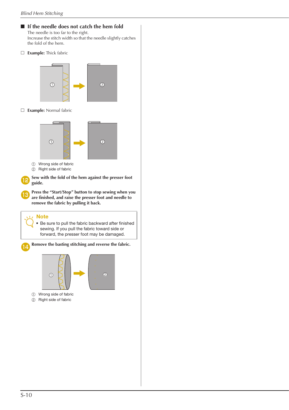 S-10 | Baby Lock Aventura (BLMAV) Instruction and Reference Guide User Manual | Page 86 / 204