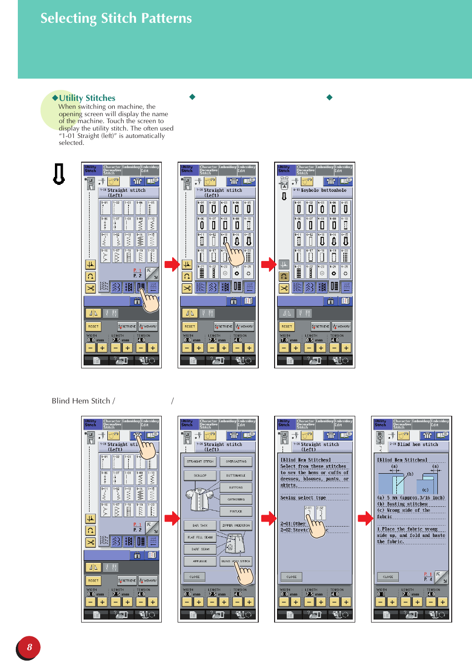 Baby Lock Ellegante 3 (BLG3) Quick Reference Guide User Manual | Page 10 / 56