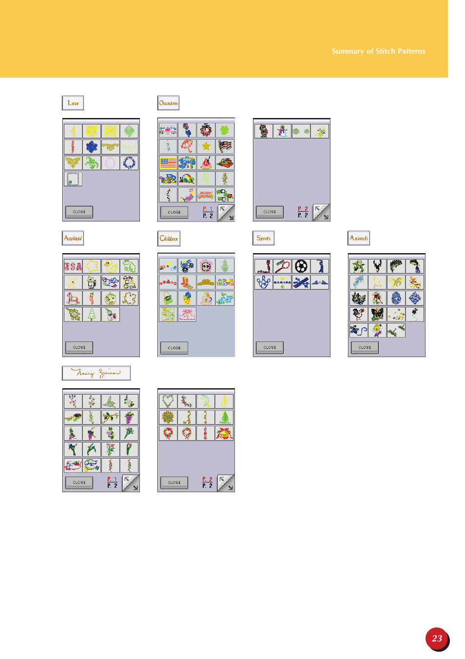 Baby Lock Ellegante 3 (BLG3) Quick Reference Guide User Manual | Page 25 / 56