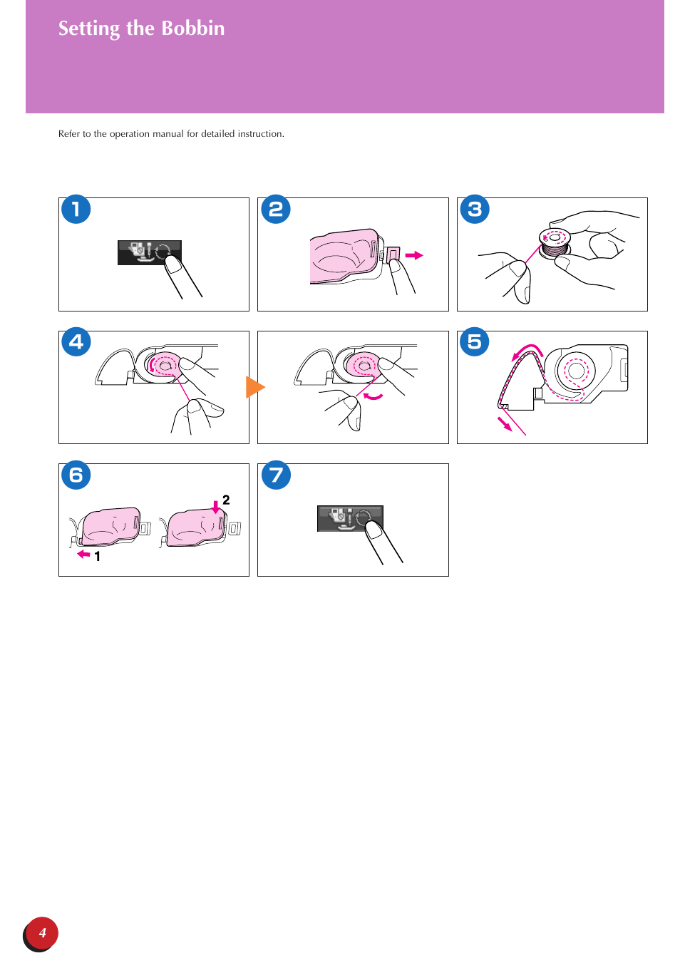 Baby Lock Ellegante 3 (BLG3) Quick Reference Guide User Manual | Page 6 / 56