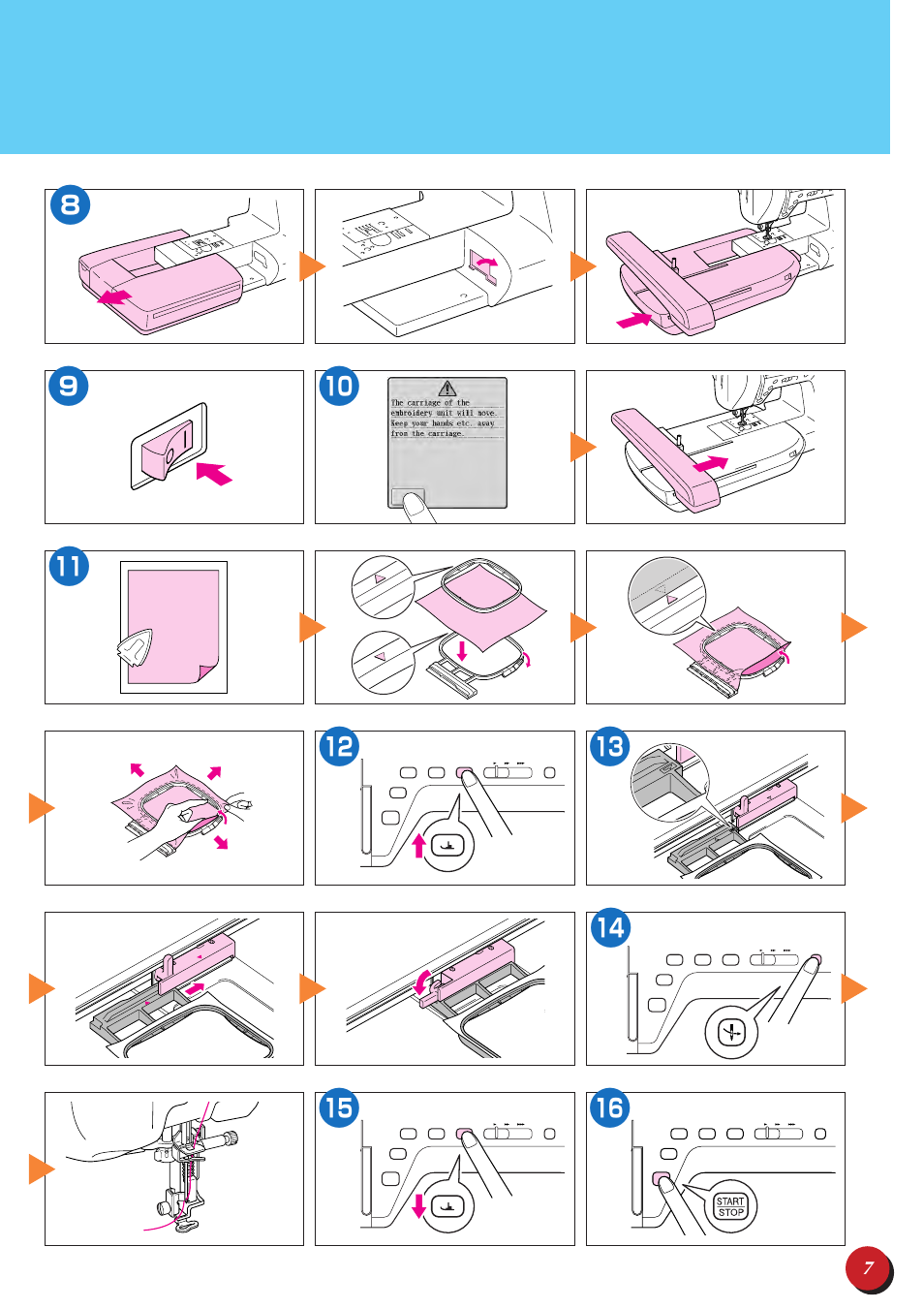 Baby Lock Ellegante 3 (BLG3) Quick Reference Guide User Manual | Page 9 / 56