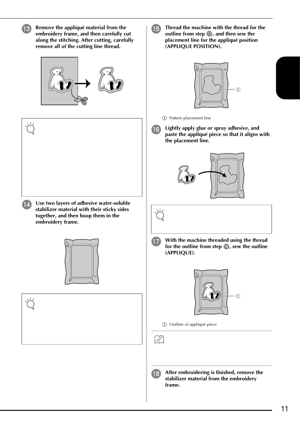 11 e nglis h | Baby Lock Ellegante 3 (BLG3) Instruction and Reference Guide Addendum User Manual | Page 13 / 120