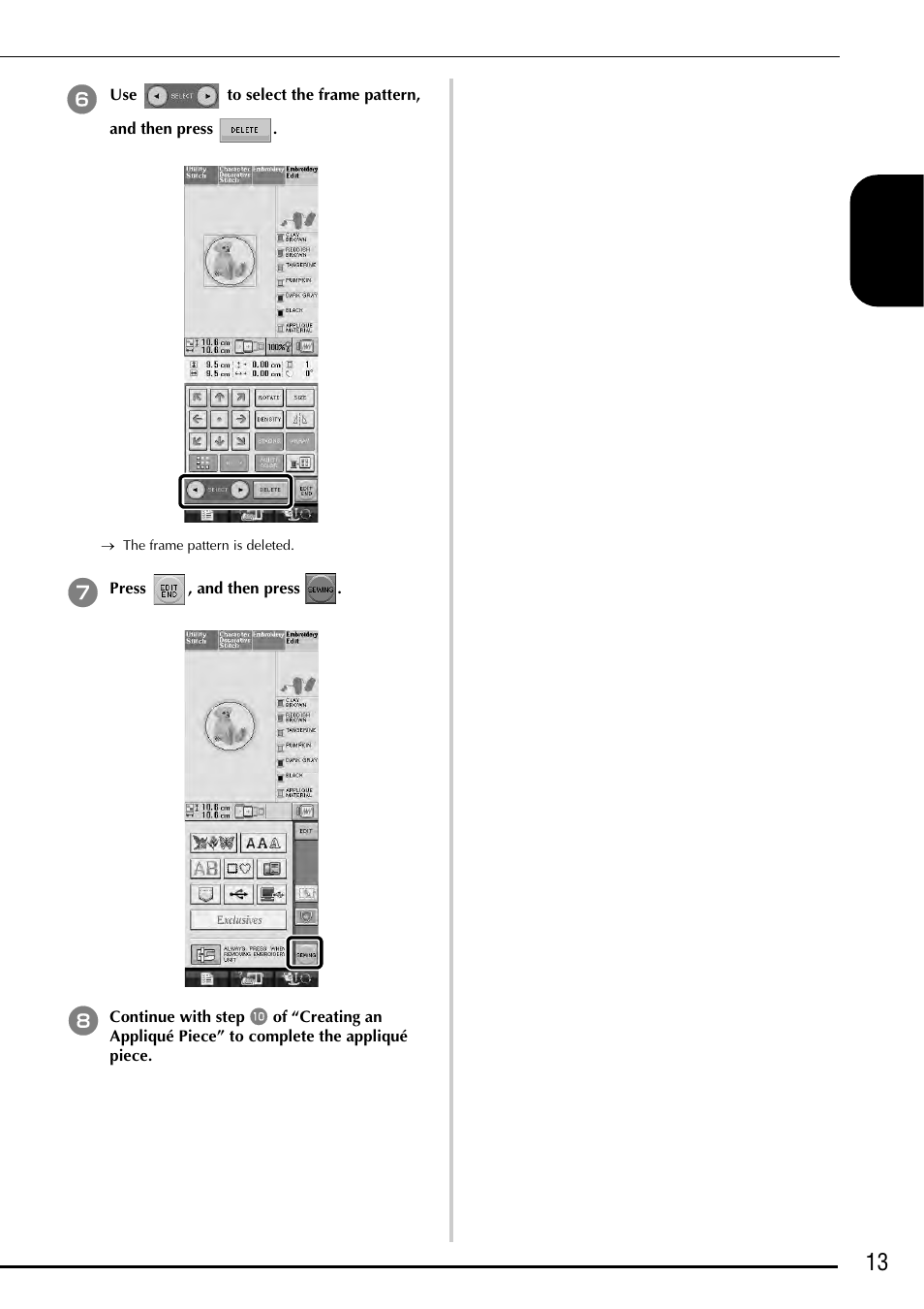 13 e nglis h | Baby Lock Ellegante 3 (BLG3) Instruction and Reference Guide Addendum User Manual | Page 15 / 120