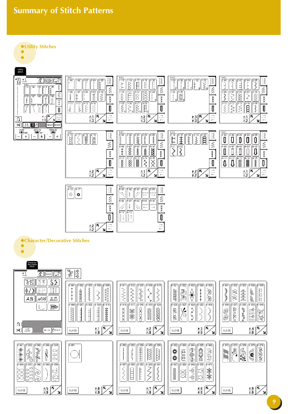 Baby Lock Esante (BLN) Quick Reference Guide User Manual | Page 11 / 36
