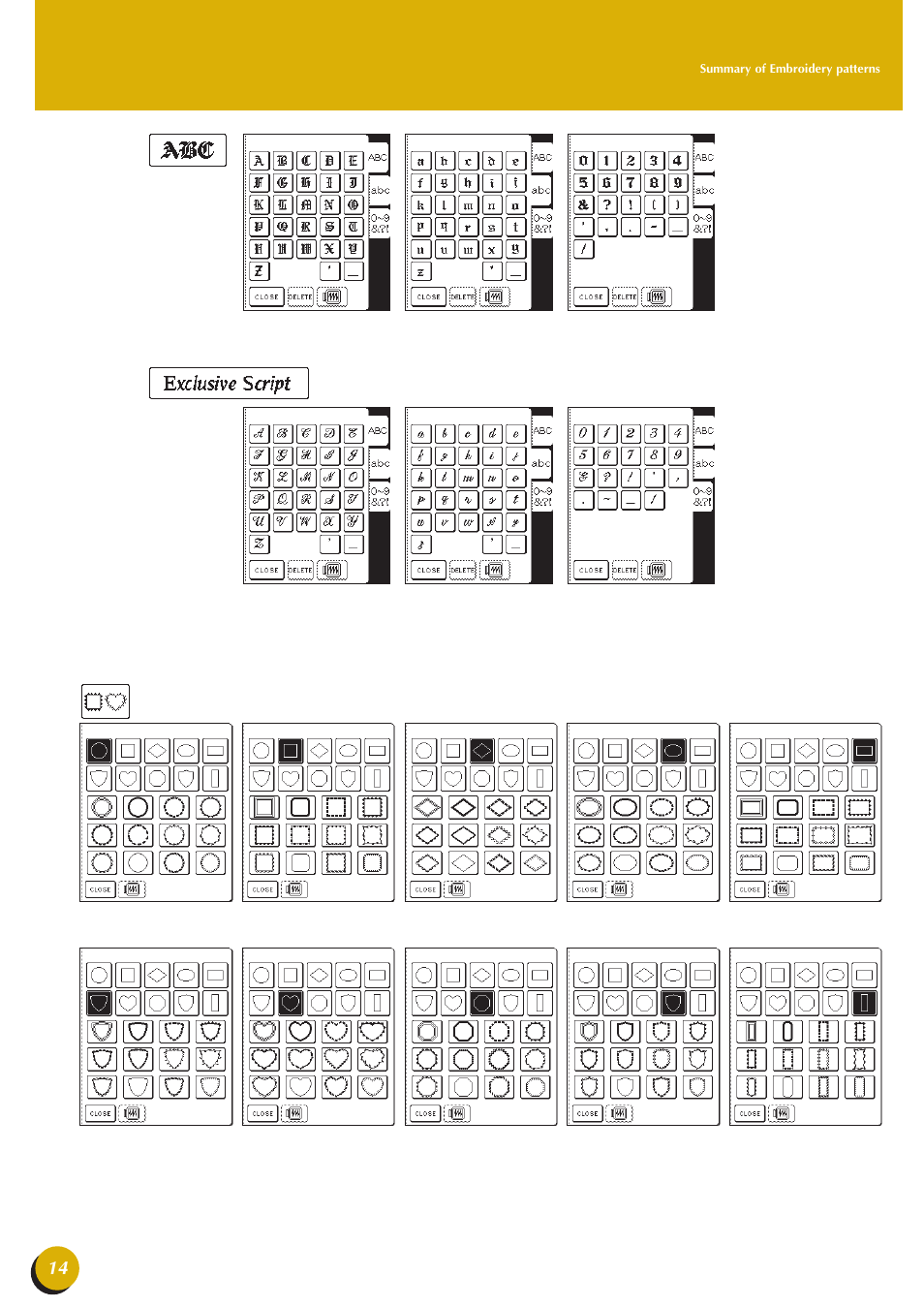 Baby Lock Esante (BLN) Quick Reference Guide User Manual | Page 16 / 36