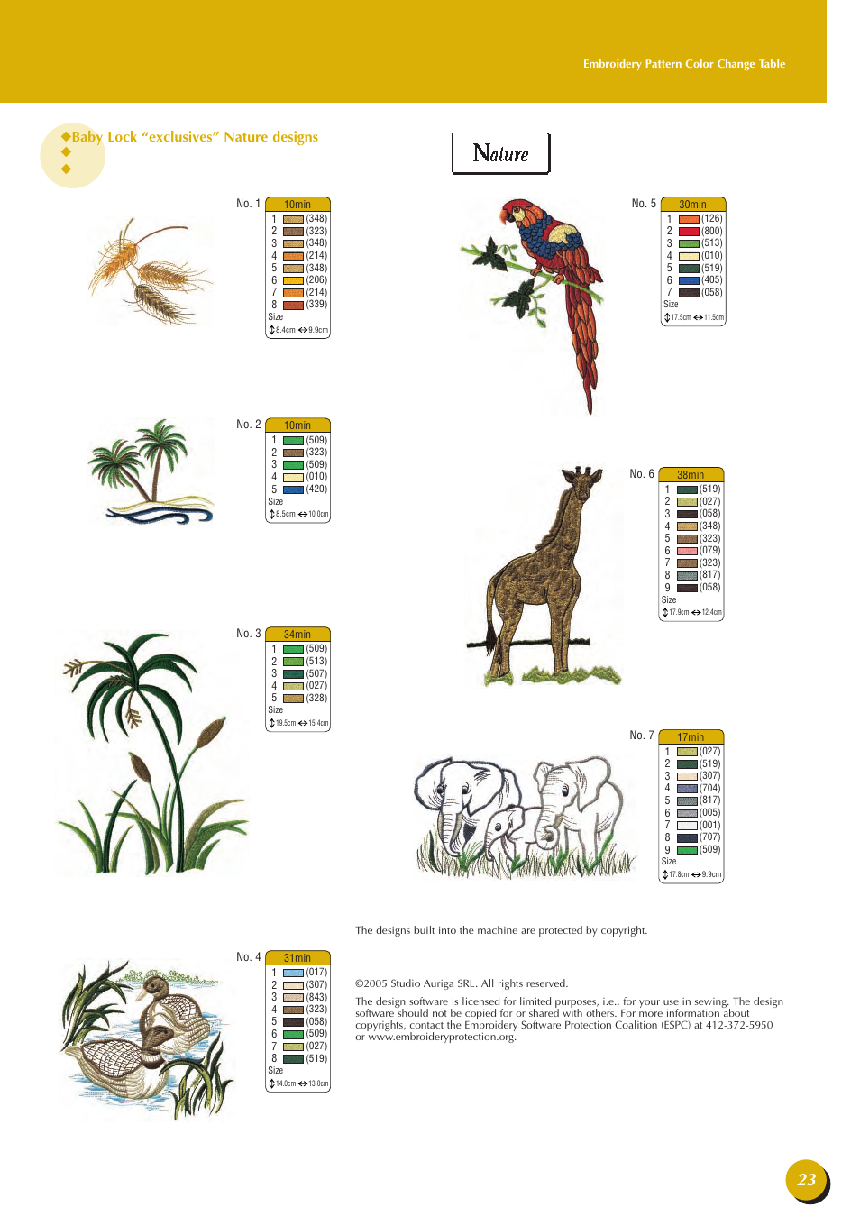 Baby Lock Esante (BLN) Quick Reference Guide User Manual | Page 25 / 36