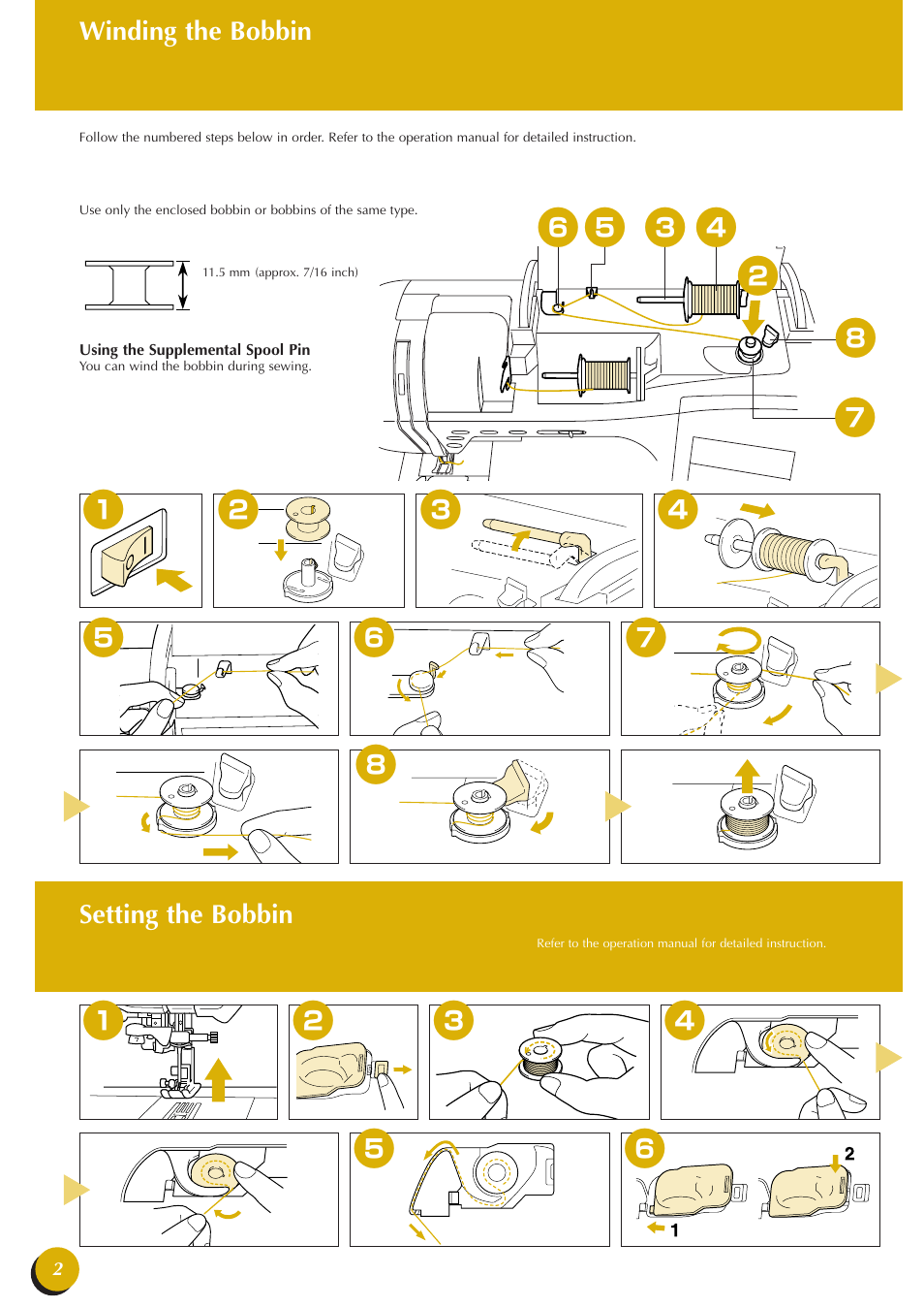 Baby Lock Esante (BLN) Quick Reference Guide User Manual | Page 4 / 36