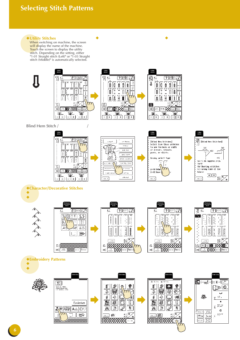 Baby Lock Esante (BLN) Quick Reference Guide User Manual | Page 8 / 36