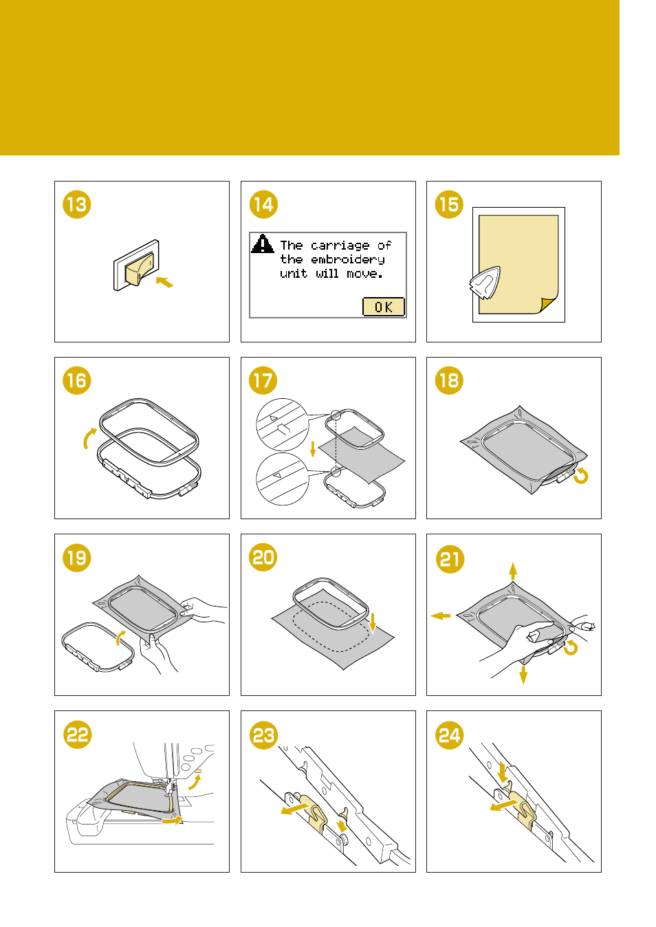 Baby Lock Ellure Plus (BLR3) Quick Reference Guide User Manual | Page 13 / 32