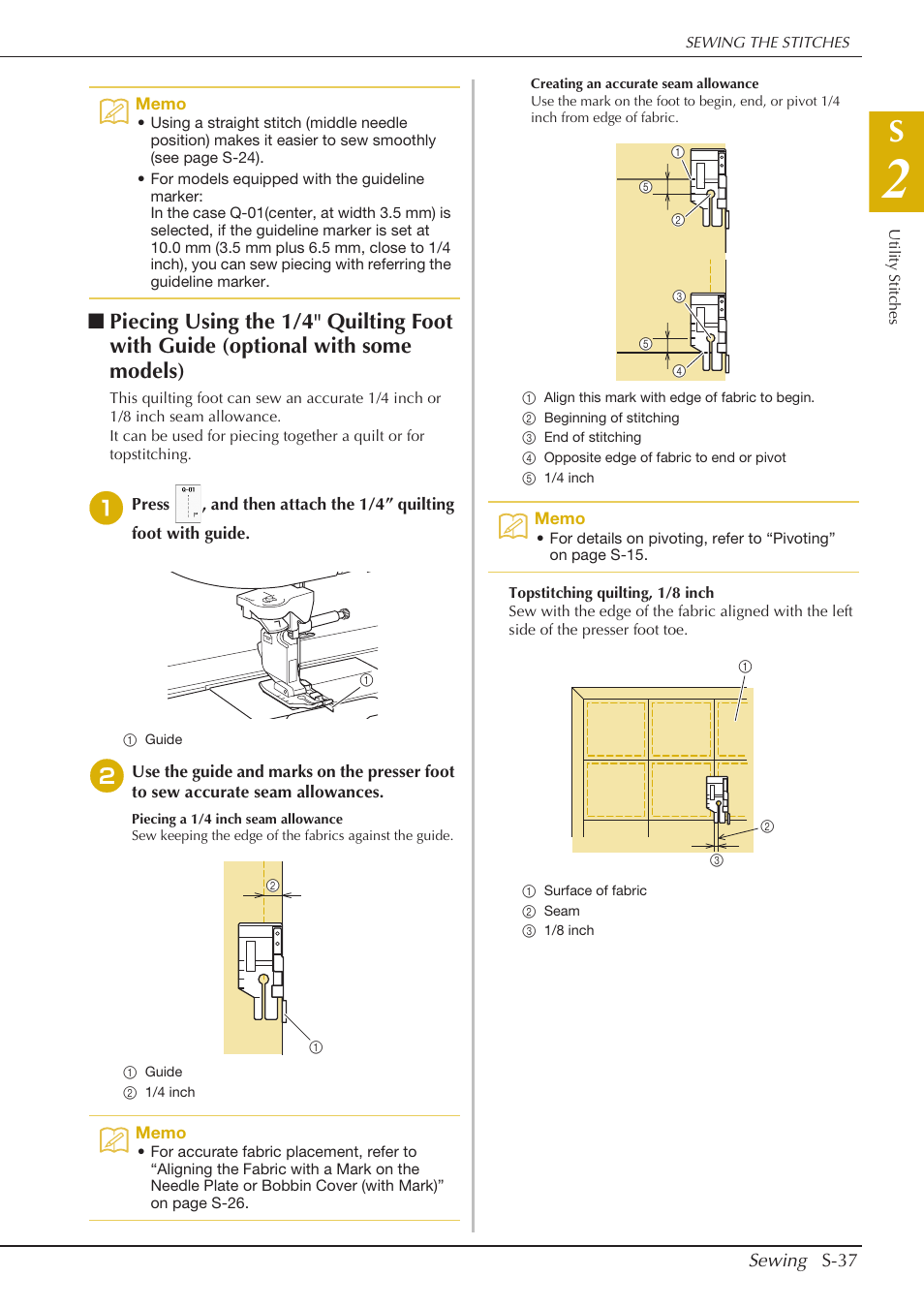 Baby Lock Crescendo (BLCR) Instruction and Reference Guide User Manual | Page 111 / 216