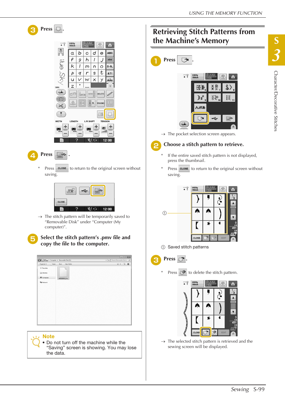 Baby Lock Crescendo (BLCR) Instruction and Reference Guide User Manual | Page 173 / 216