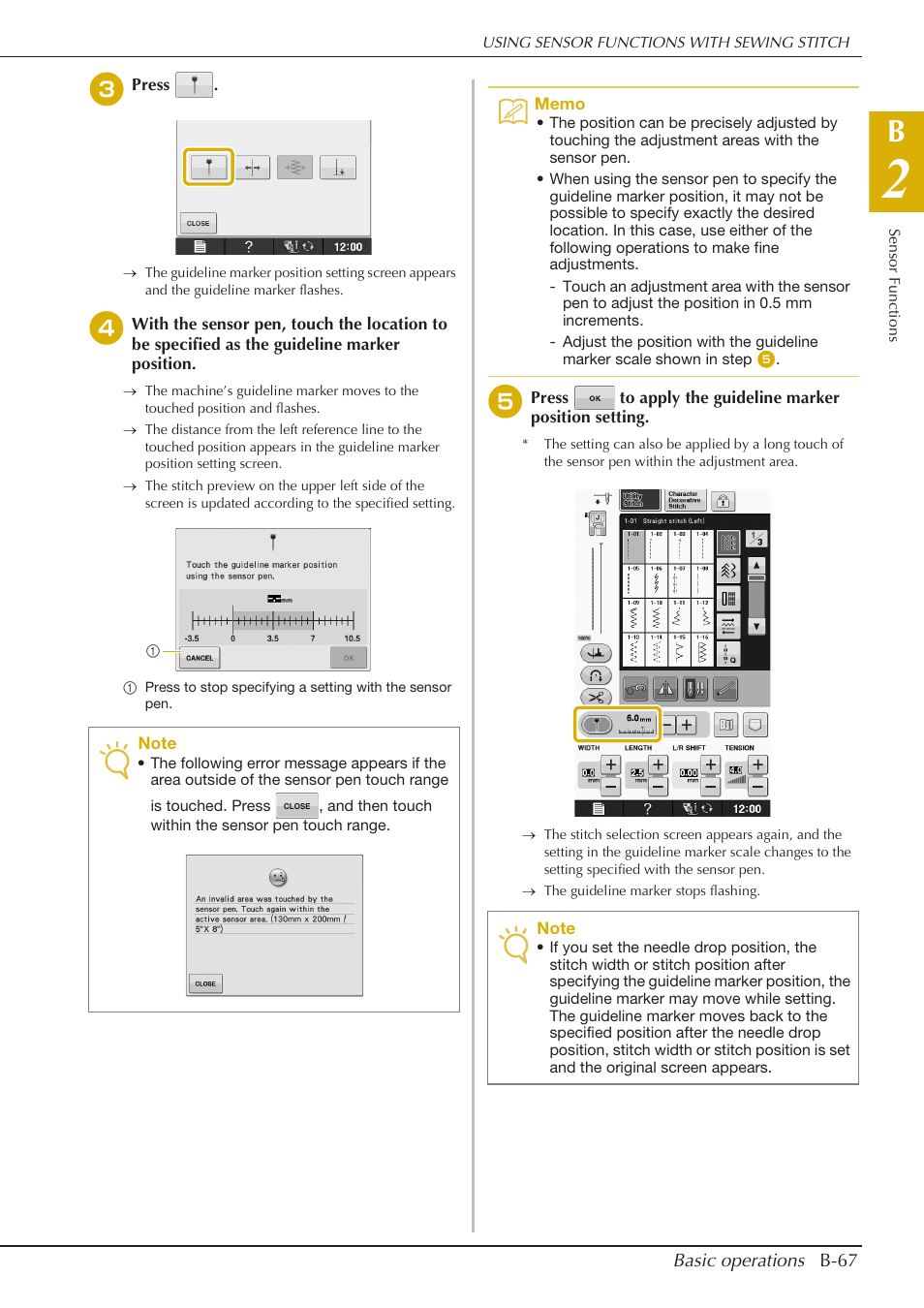 Baby Lock Crescendo (BLCR) Instruction and Reference Guide User Manual | Page 69 / 216