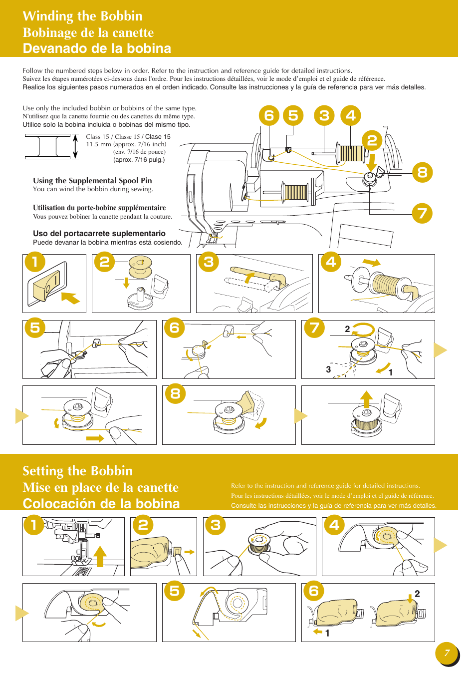 Baby Lock Symphony (BLSY) Quick Reference Guide User Manual | Page 11 / 20