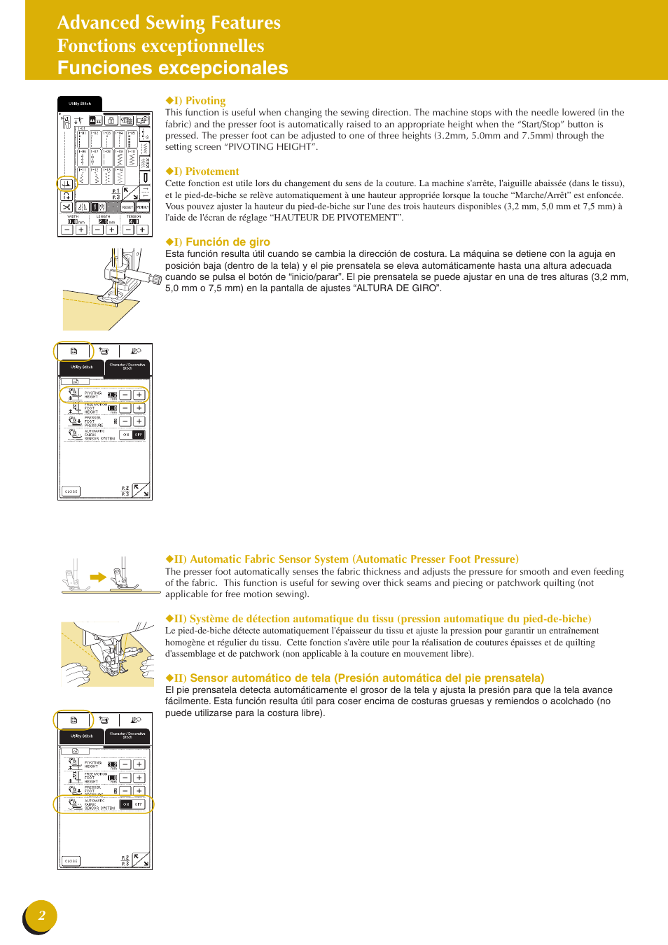 Baby Lock Symphony (BLSY) Quick Reference Guide User Manual | Page 6 / 20