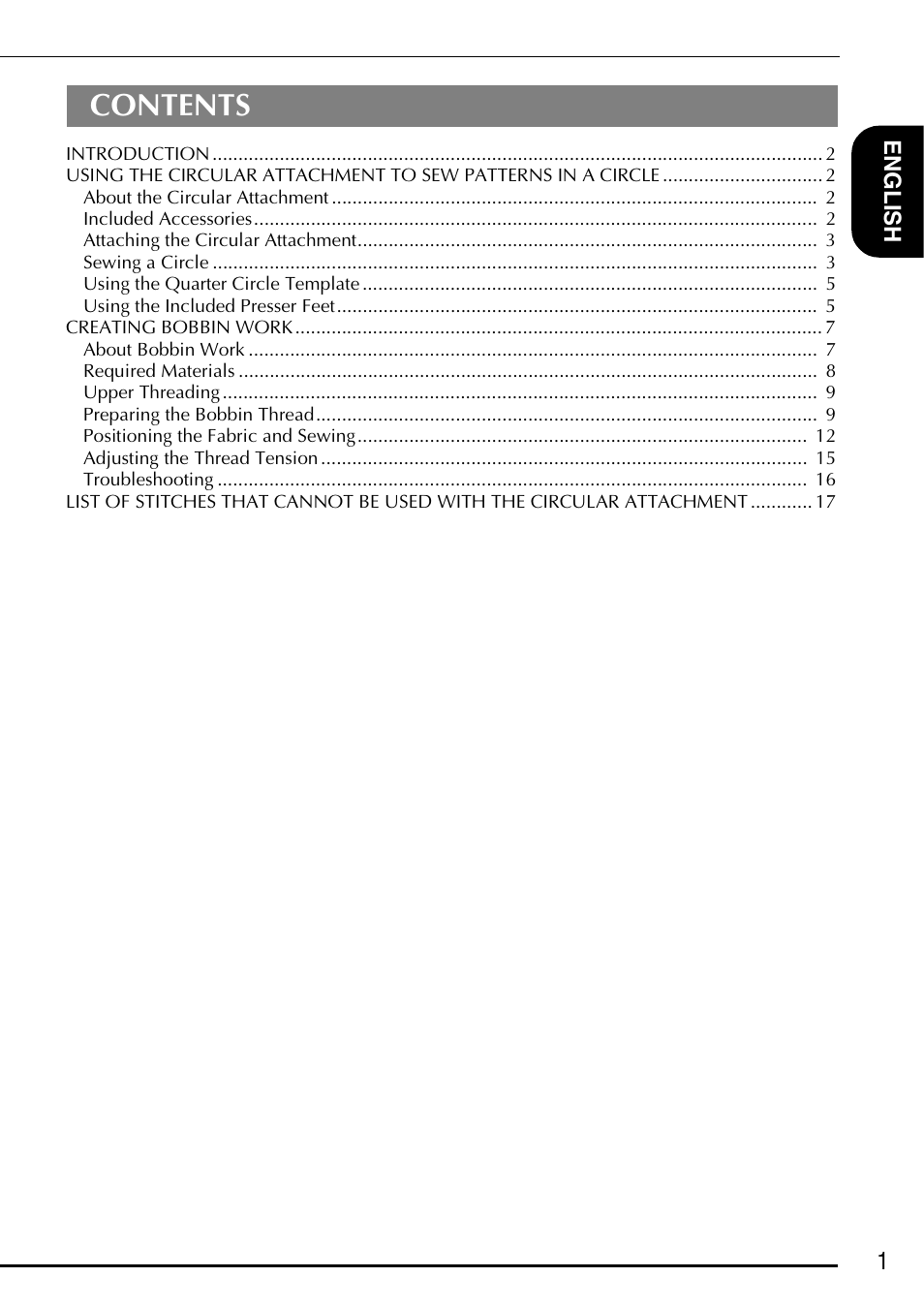 Baby Lock Symphony (BLSY) Instruction and Reference Guide Addendum User Manual | Page 3 / 56