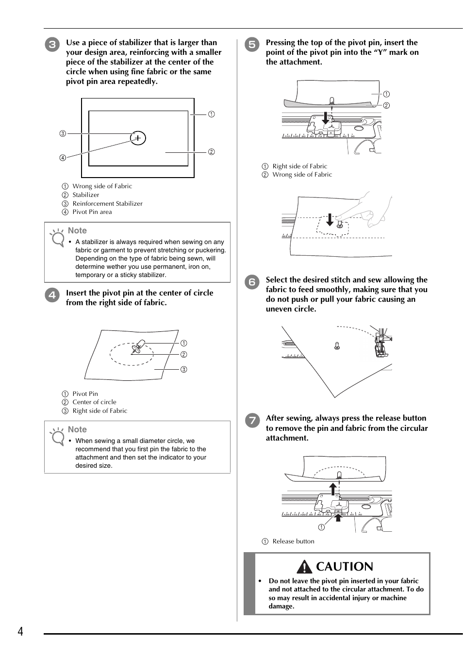 Caution | Baby Lock Symphony (BLSY) Instruction and Reference Guide Addendum User Manual | Page 6 / 56
