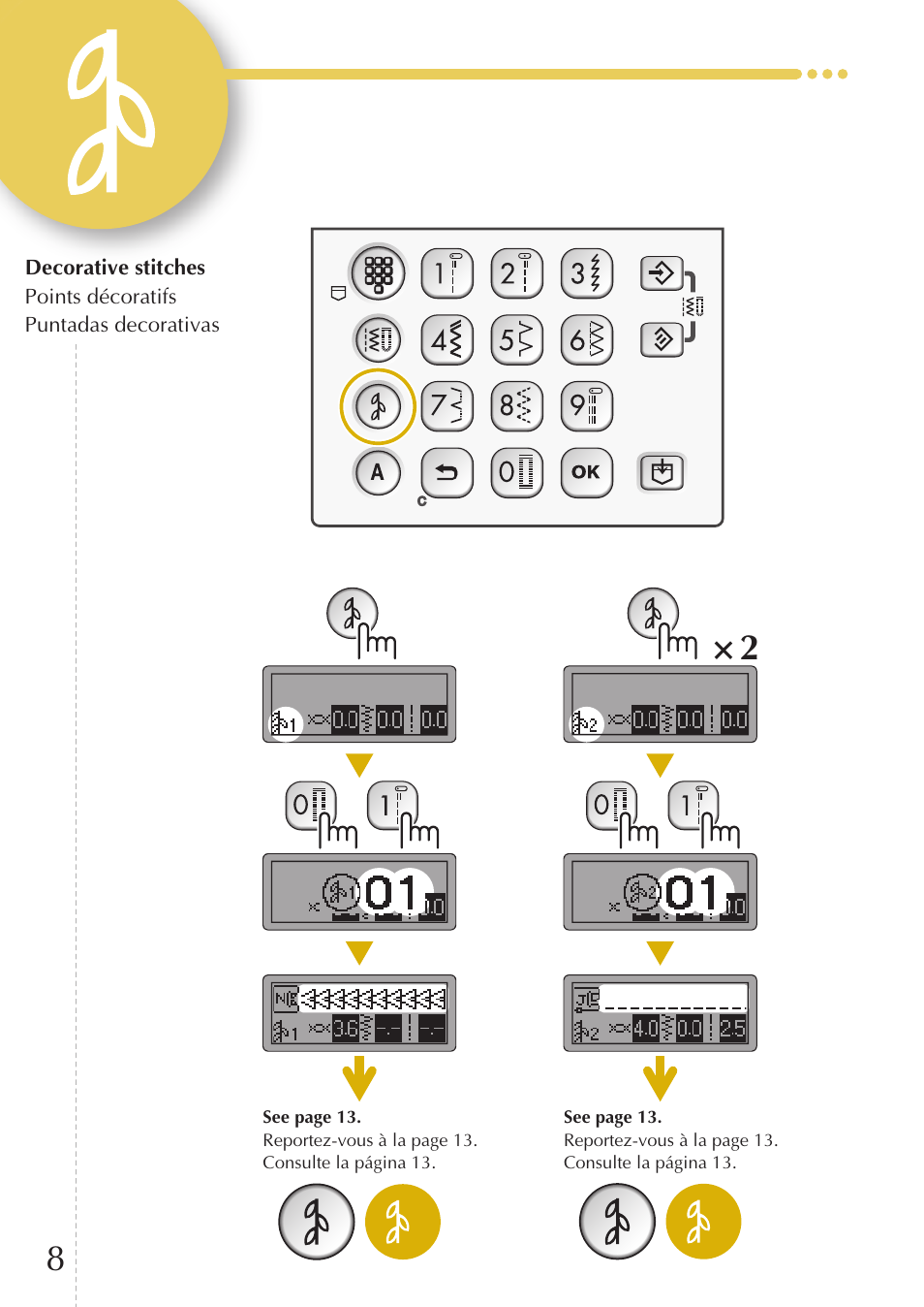 Baby Lock Melody (BLMY) Quick Reference Guide User Manual | Page 10 / 20