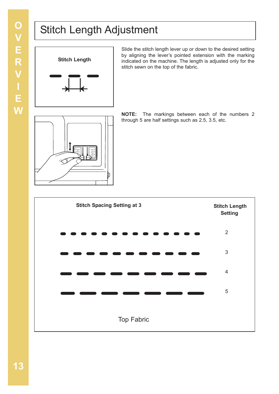 Stitch length adjustment | Baby Lock Sashiko 2 (BLQK2) Instruction and Reference Guide User Manual | Page 14 / 42