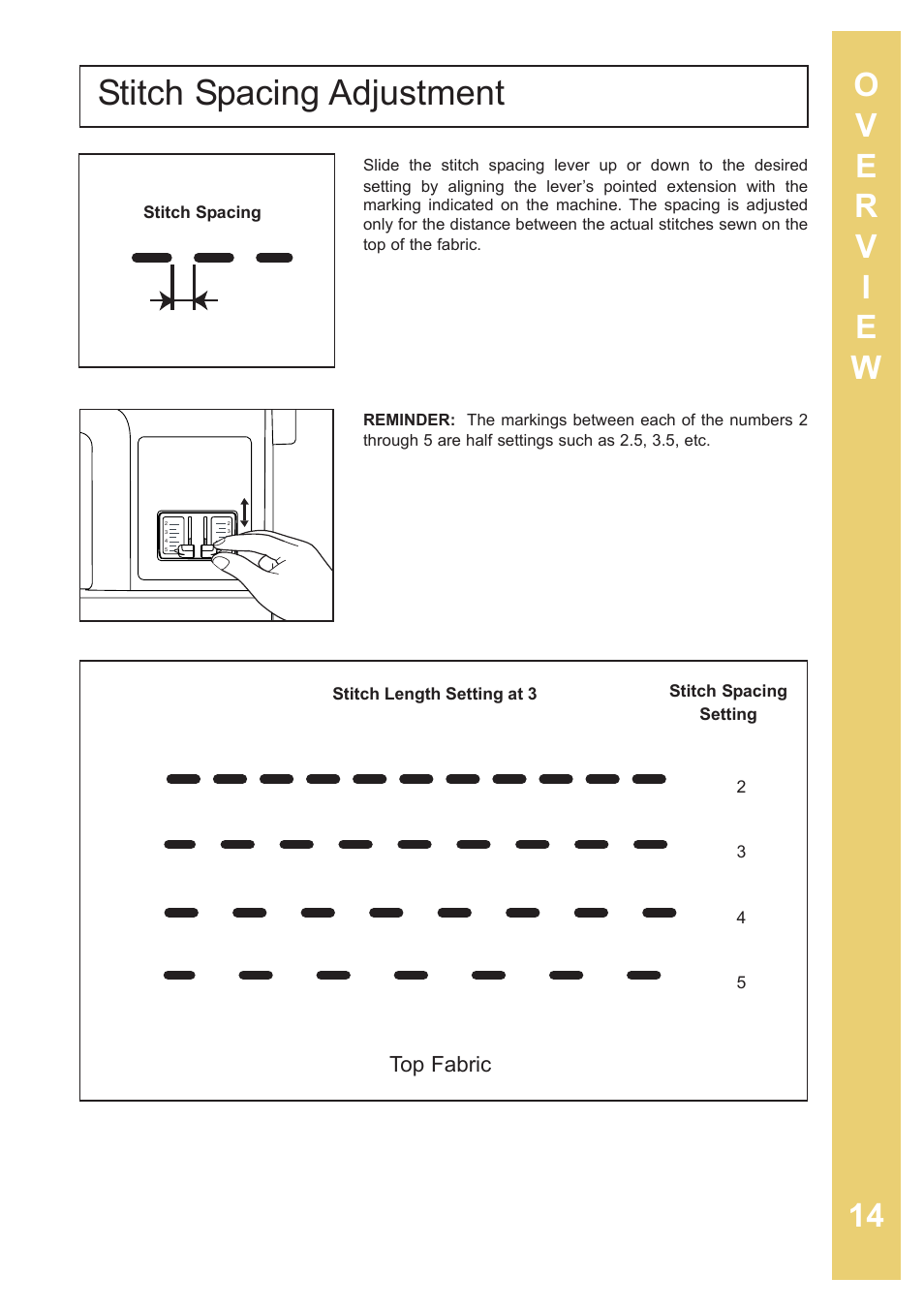 Stitch spacing adjustment | Baby Lock Sashiko 2 (BLQK2) Instruction and Reference Guide User Manual | Page 15 / 42
